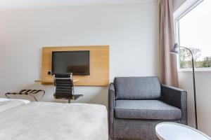 Μια τηλεόραση ή/και κέντρο ψυχαγωγίας στο Hotel Spekeröd