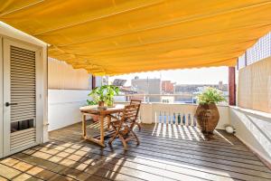 Balkón nebo terasa v ubytování Apartamento con encanto en Badalona