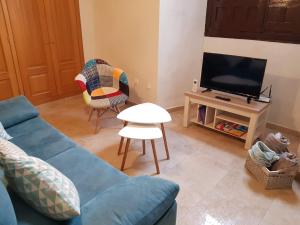 Et tv og/eller underholdning på Dúplex Palacio del Vizconde