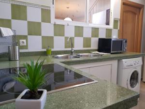 Køkken eller tekøkken på Dúplex Palacio del Vizconde + 18 billeder