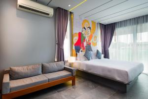 Легло или легла в стая в Karon Beach Pool Villa - Sha Extra Plus