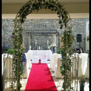 Zona de estar de Dooly's Hotel
