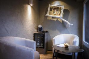 Posezení v ubytování Auberge au Boeuf