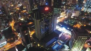 巴拿马城景观或在酒店看到的城市景观