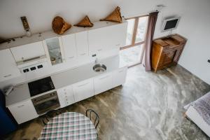 Kuchyň nebo kuchyňský kout v ubytování Agriturismo Le Piagge