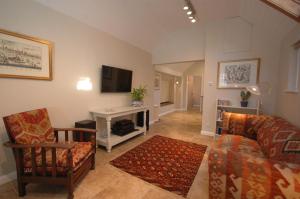 A seating area at The Old Surgery 