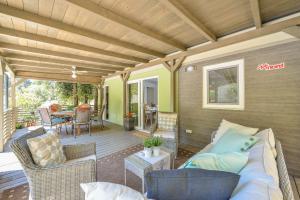 Posezení v ubytování Sunny Home Soline