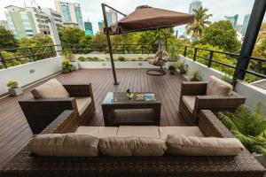 A seating area at Lavonca Boutique Hotel