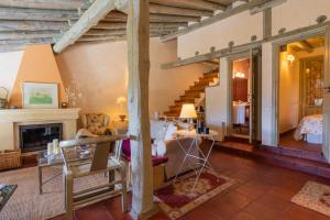 Posezení v ubytování Posada Real La Casa de Arriba