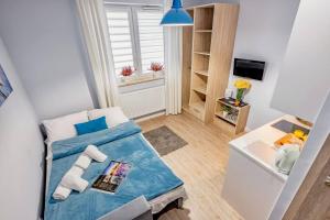Część wypoczynkowa w obiekcie Apartamenty Novomiejska 17