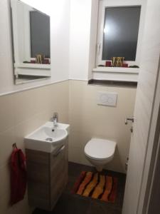A bathroom at Ferienhaus Hubertus Tirol 1-8 Personen