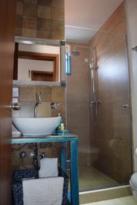 A bathroom at La Casa Azul