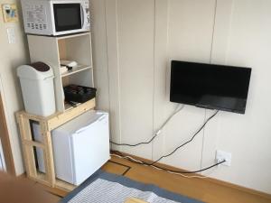 TV a/nebo společenská místnost v ubytování Guest House Iwato