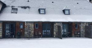 冬のLes chalets d'Arrensの様子