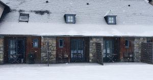 Les chalets d'Arrens en invierno