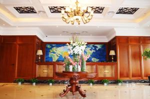 Posezení v ubytování Linjiang International Cruise Hotel Baoyang Road