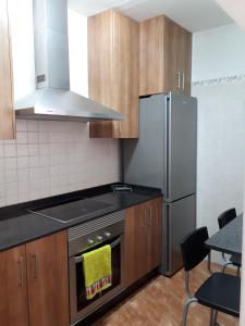 Kuchyň nebo kuchyňský kout v ubytování apartamento MAKTUB