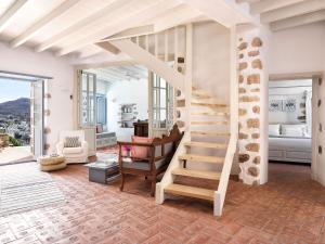 Posezení v ubytování Patmos Eye Boutique Hotel & Villas
