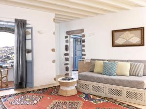 Posezení v ubytování Patmos Eye Boutique Hotel & Villas