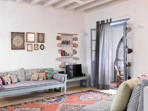 Posezení v ubytování Patmos Eye Boutique Hotel & Villas
