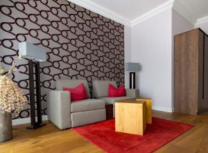 Posezení v ubytování anders Kontorhaus Hotel