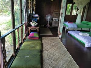 Setusvæði á Oui Kaew Homestay