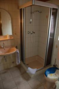 Koupelna v ubytování Wieting´s Hotel
