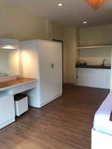 Kuchyň nebo kuchyňský kout v ubytování DB Residence