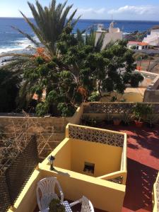 Een balkon of terras bij Apartamento Efigenia vista Mar