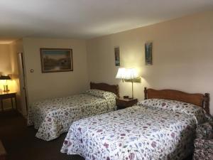 Postel nebo postele na pokoji v ubytování Catamount Motel