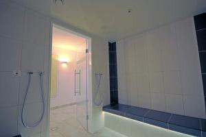 Koupelna v ubytování Hotel La Molinella