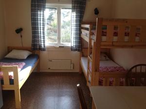 Postel nebo postele na pokoji v ubytování Källviken Semesterby
