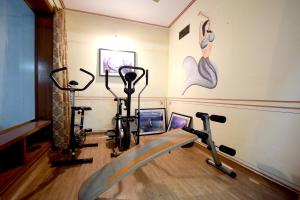 Fitness centrum a/nebo fitness zařízení v ubytování Hari Mahal Palace by Pachar Group