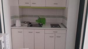 Kuchyň nebo kuchyňský kout v ubytování Apartamentos Mediterraneo