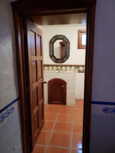 A bathroom at Ex-Hacienda San Buenaventura