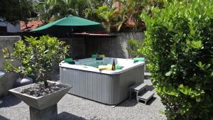 Κήπος έξω από το Palms Villa