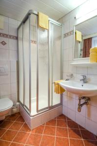 Kúpeľňa v ubytovaní Hotel Garni Subretta
