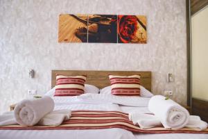 Ein Bett oder Betten in einem Zimmer der Unterkunft Apartmán ENZO č 103 Tále Chopok Juh