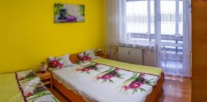 Posteľ alebo postele v izbe v ubytovaní Apartmán Palenica