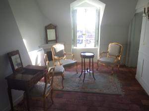 Posezení v ubytování castel de la comtesse