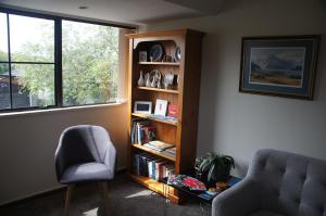 Knihovna v bed and breakfast