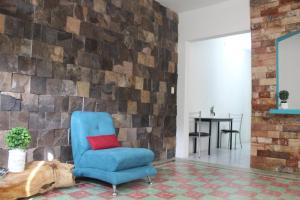 Posezení v ubytování Casa en el centro de veracruz