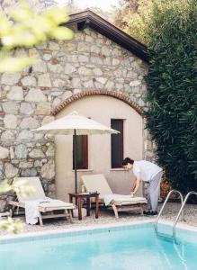 Bazén v ubytování Dionysos Village Hotel Marmaris nebo v jeho okolí