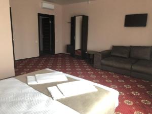 Postel nebo postele na pokoji v ubytování Смерекова хата