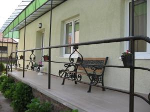 Balkón nebo terasa v ubytování Szalay Vendégház