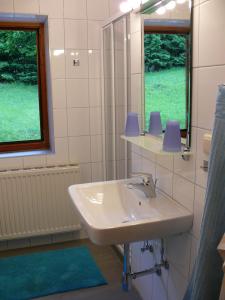 Kúpeľňa v ubytovaní Haus Christiane