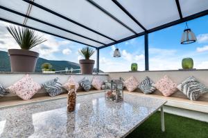 Balkón nebo terasa v ubytování Apartments Holidays Roko