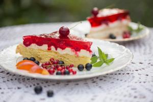 Jedlo v ubytovaní bed & breakfast alebo blízkom okolí