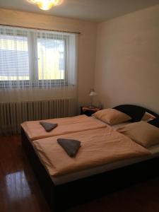 Postel nebo postele na pokoji v ubytování Holiday Park Vrchlabí - Liščí farma