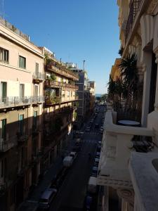 a view of a city street with buildings at Le BB in Bari